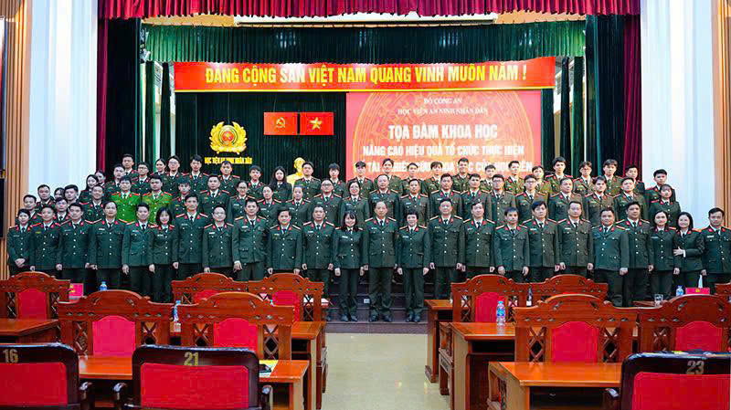 Tọa đàm khoa học “Nâng cao hiệu quả tổ chức thực hiện đề tài nghiên cứu khoa học của học viên năm học 2024 – 2025”